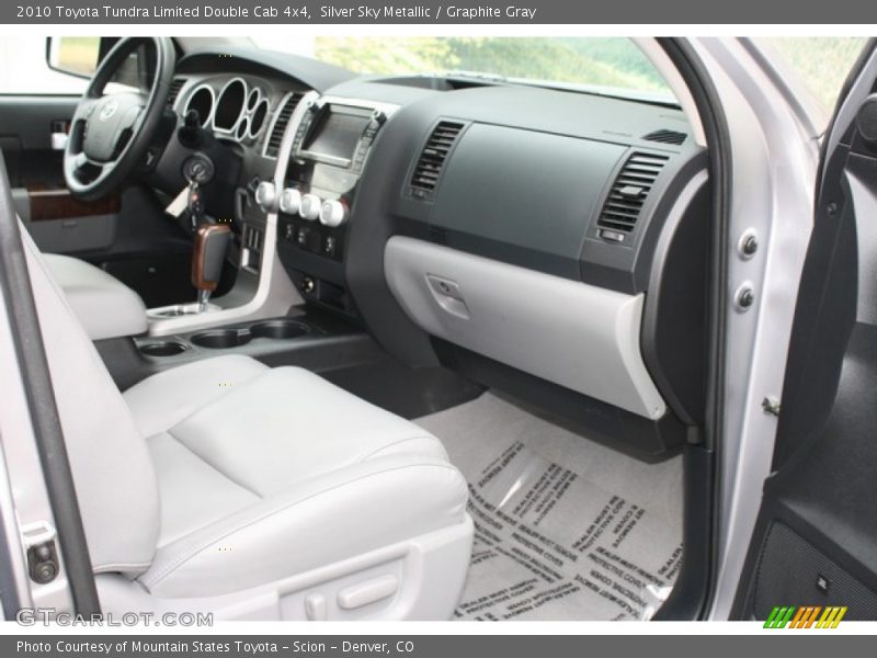 Silver Sky Metallic / Graphite Gray 2010 Toyota Tundra Limited Double Cab 4x4