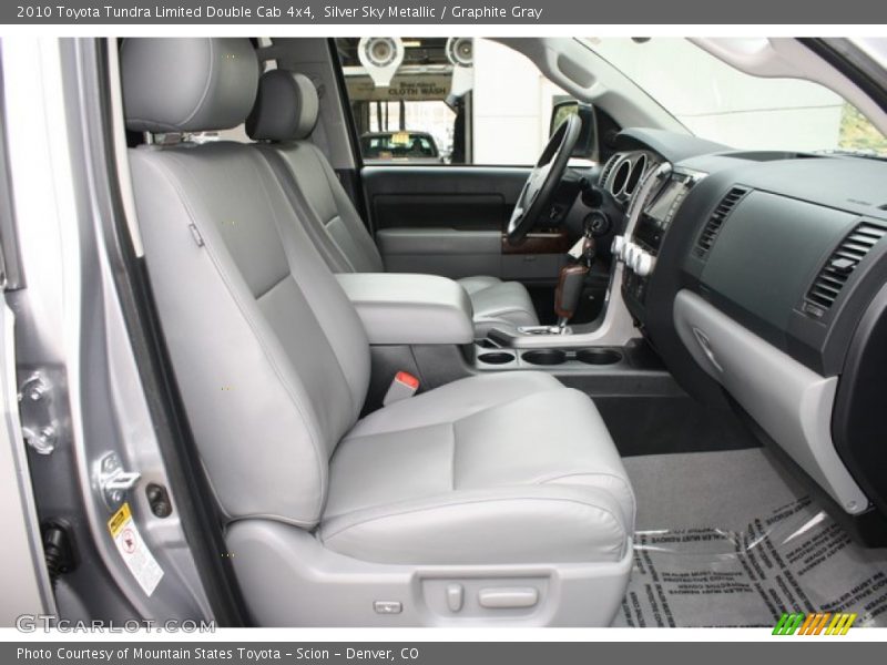Silver Sky Metallic / Graphite Gray 2010 Toyota Tundra Limited Double Cab 4x4