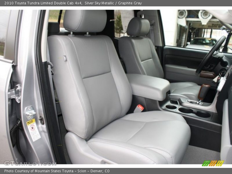 Silver Sky Metallic / Graphite Gray 2010 Toyota Tundra Limited Double Cab 4x4