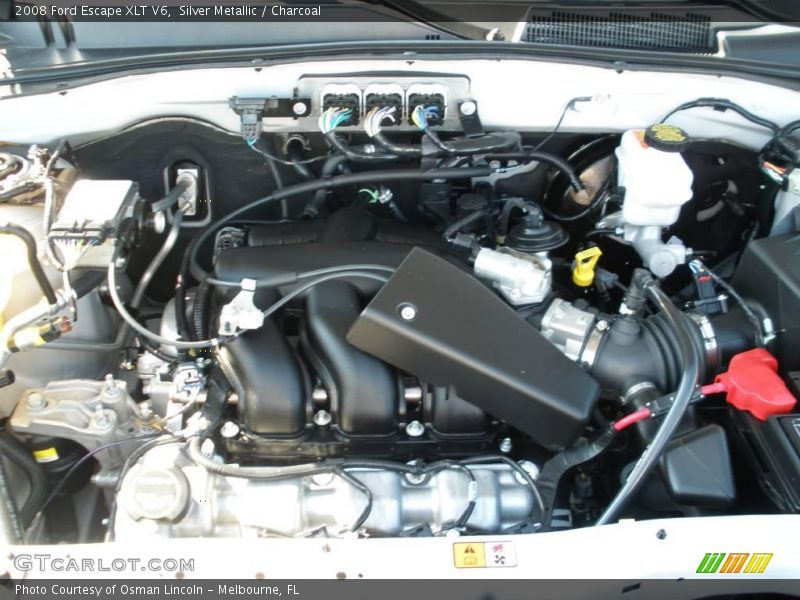 Silver Metallic / Charcoal 2008 Ford Escape XLT V6