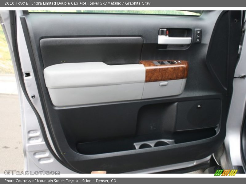 Silver Sky Metallic / Graphite Gray 2010 Toyota Tundra Limited Double Cab 4x4