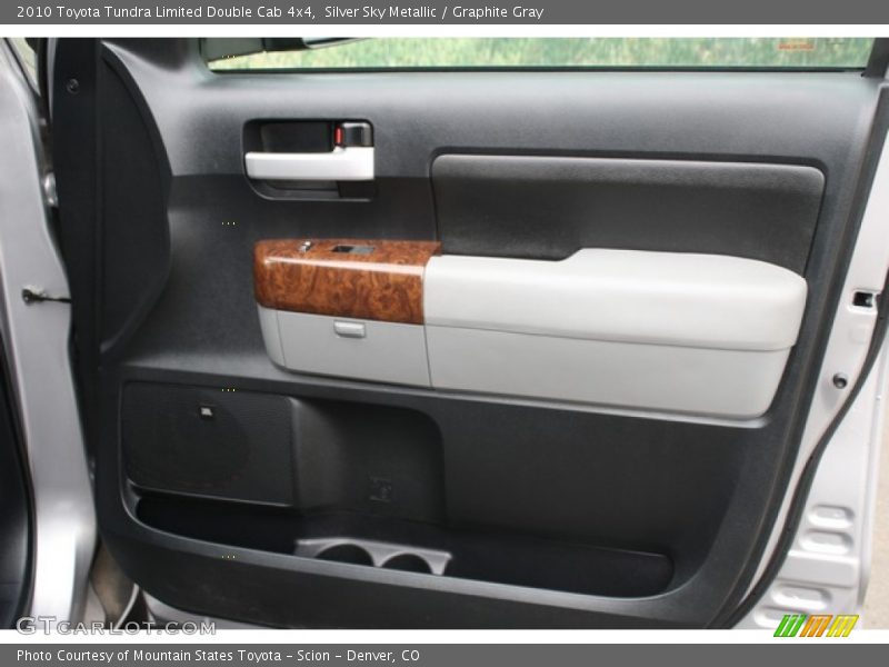 Silver Sky Metallic / Graphite Gray 2010 Toyota Tundra Limited Double Cab 4x4