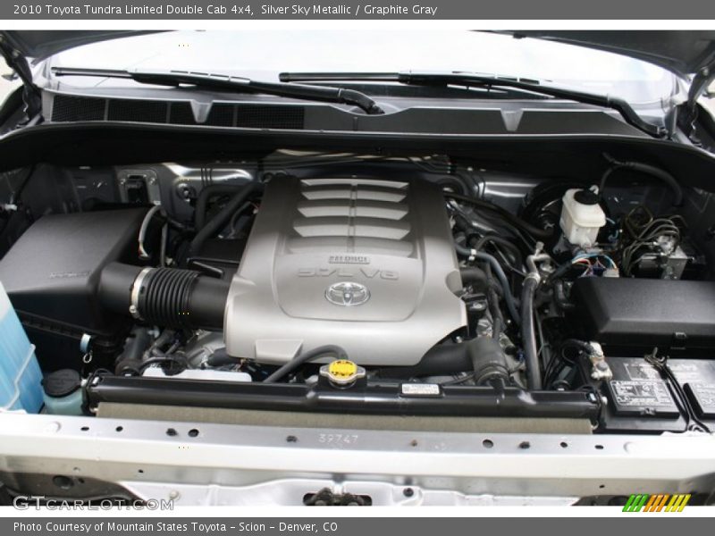 Silver Sky Metallic / Graphite Gray 2010 Toyota Tundra Limited Double Cab 4x4