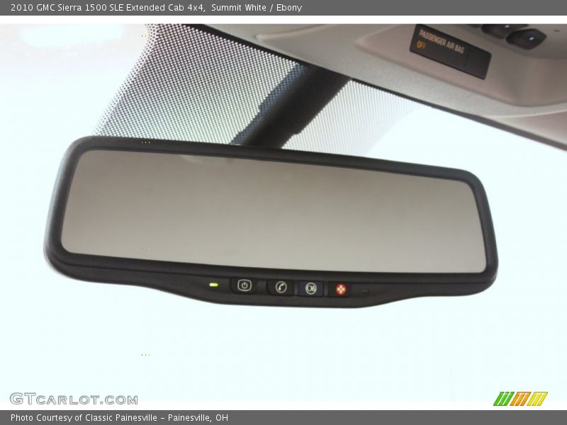 Summit White / Ebony 2010 GMC Sierra 1500 SLE Extended Cab 4x4