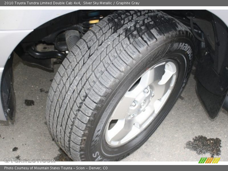 Silver Sky Metallic / Graphite Gray 2010 Toyota Tundra Limited Double Cab 4x4
