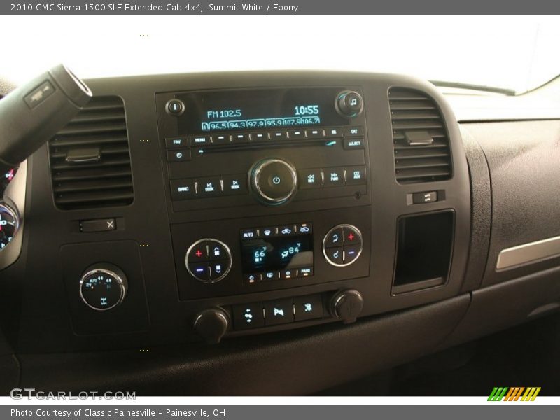 Summit White / Ebony 2010 GMC Sierra 1500 SLE Extended Cab 4x4