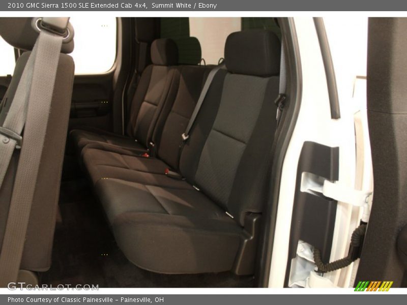 Summit White / Ebony 2010 GMC Sierra 1500 SLE Extended Cab 4x4