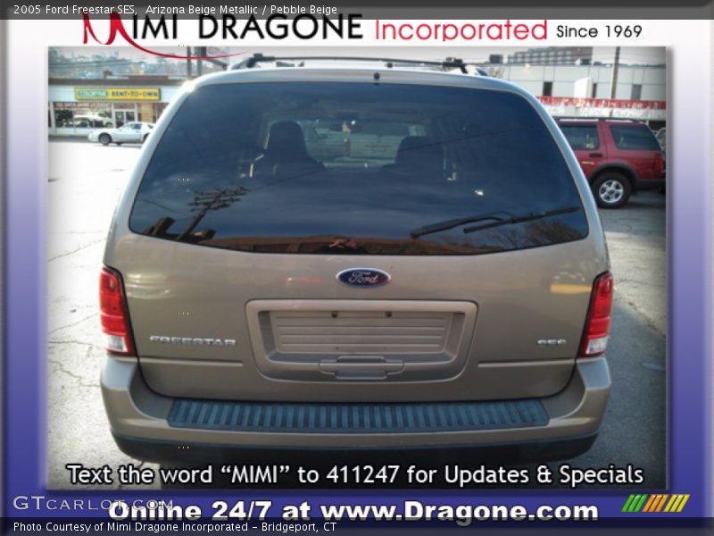 Arizona Beige Metallic / Pebble Beige 2005 Ford Freestar SES