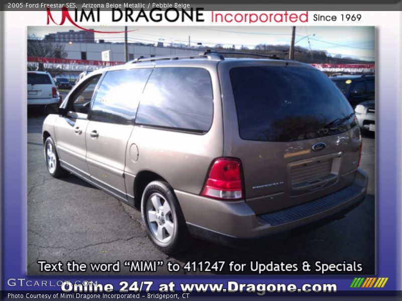 Arizona Beige Metallic / Pebble Beige 2005 Ford Freestar SES