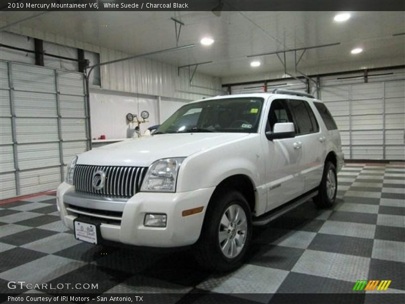 White Suede / Charcoal Black 2010 Mercury Mountaineer V6
