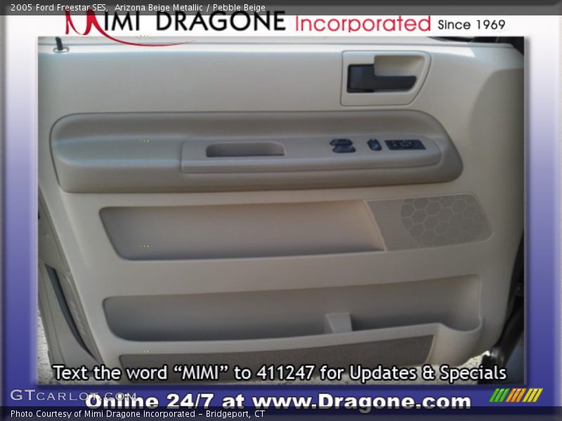 Arizona Beige Metallic / Pebble Beige 2005 Ford Freestar SES