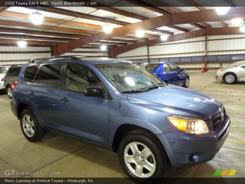 Pacific Blue Metallic / Ash 2008 Toyota RAV4 4WD