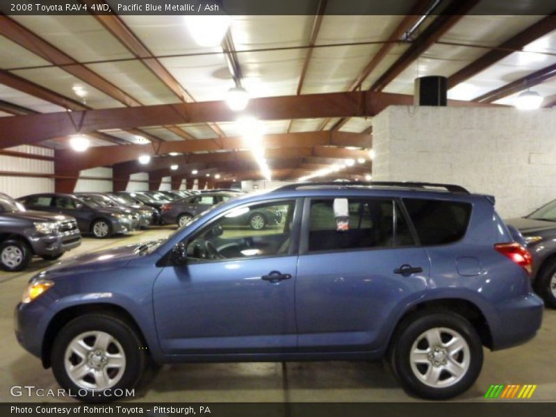 Pacific Blue Metallic / Ash 2008 Toyota RAV4 4WD