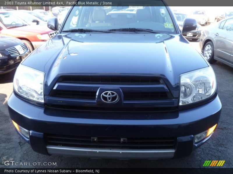 Pacific Blue Metallic / Stone 2003 Toyota 4Runner Limited 4x4