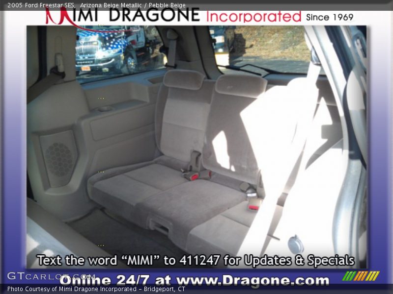 Arizona Beige Metallic / Pebble Beige 2005 Ford Freestar SES