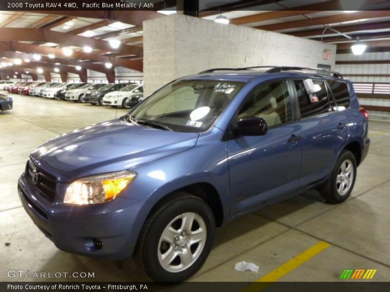 Pacific Blue Metallic / Ash 2008 Toyota RAV4 4WD