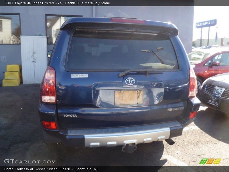 Pacific Blue Metallic / Stone 2003 Toyota 4Runner Limited 4x4