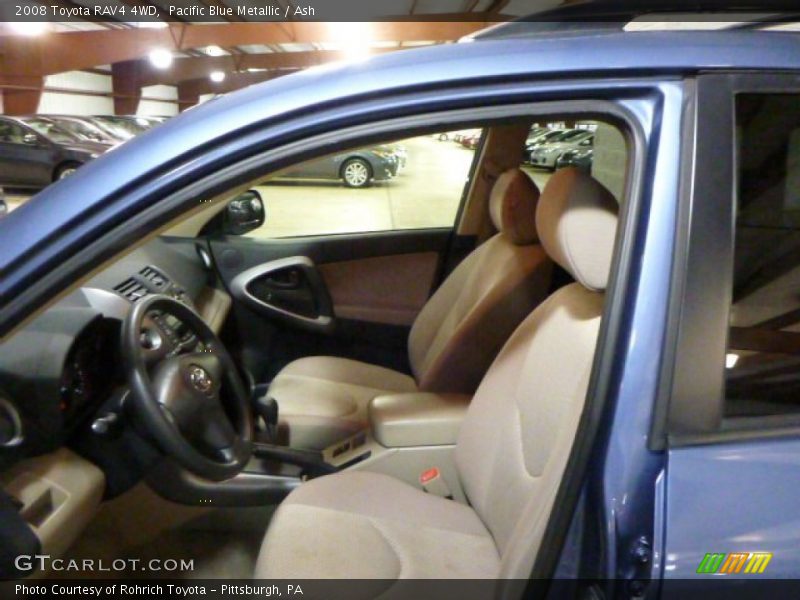 Pacific Blue Metallic / Ash 2008 Toyota RAV4 4WD
