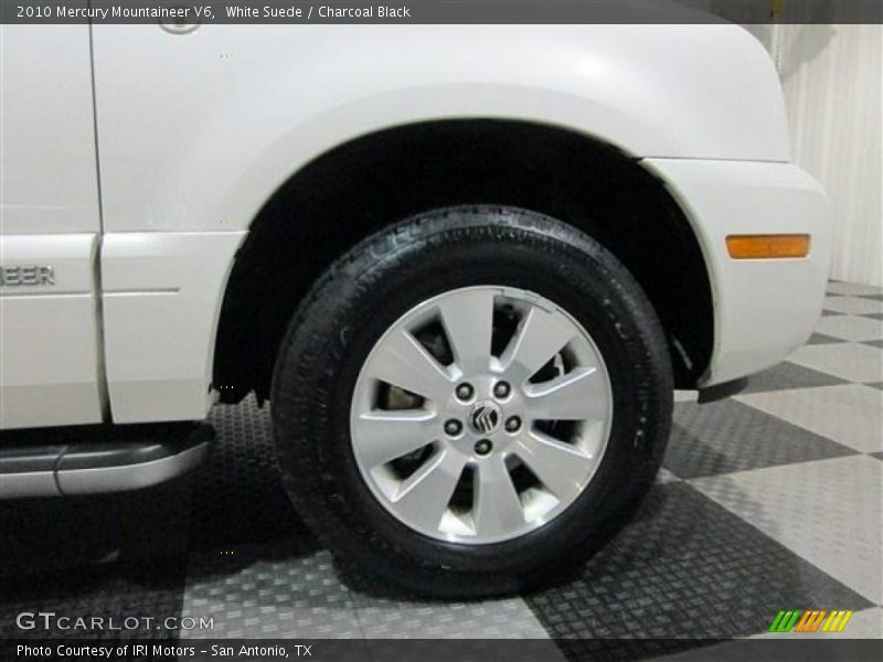 White Suede / Charcoal Black 2010 Mercury Mountaineer V6