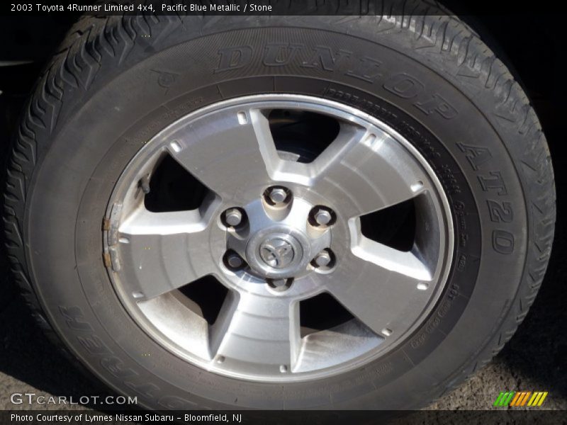 Pacific Blue Metallic / Stone 2003 Toyota 4Runner Limited 4x4