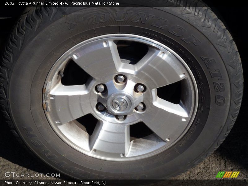 Pacific Blue Metallic / Stone 2003 Toyota 4Runner Limited 4x4