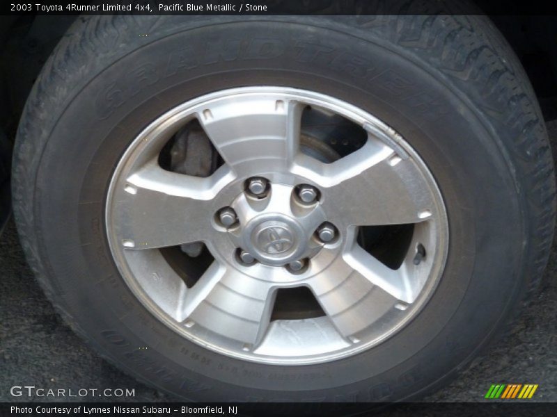 Pacific Blue Metallic / Stone 2003 Toyota 4Runner Limited 4x4