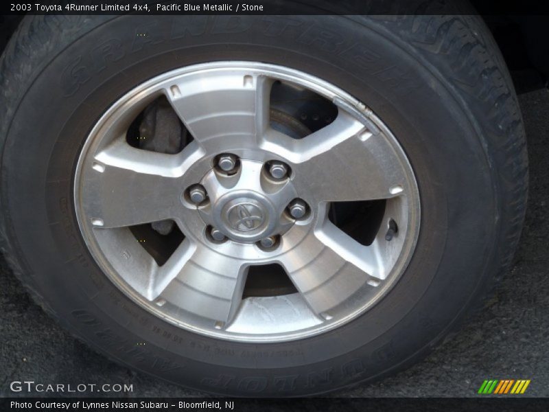 Pacific Blue Metallic / Stone 2003 Toyota 4Runner Limited 4x4