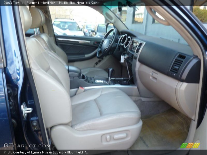 Pacific Blue Metallic / Stone 2003 Toyota 4Runner Limited 4x4