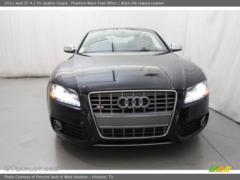 Phantom Black Pearl Effect / Black Silk Nappa Leather 2011 Audi S5 4.2 FSI quattro Coupe