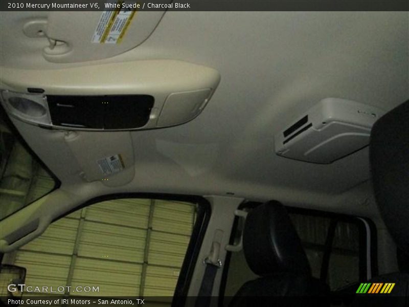 White Suede / Charcoal Black 2010 Mercury Mountaineer V6