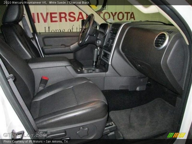 White Suede / Charcoal Black 2010 Mercury Mountaineer V6