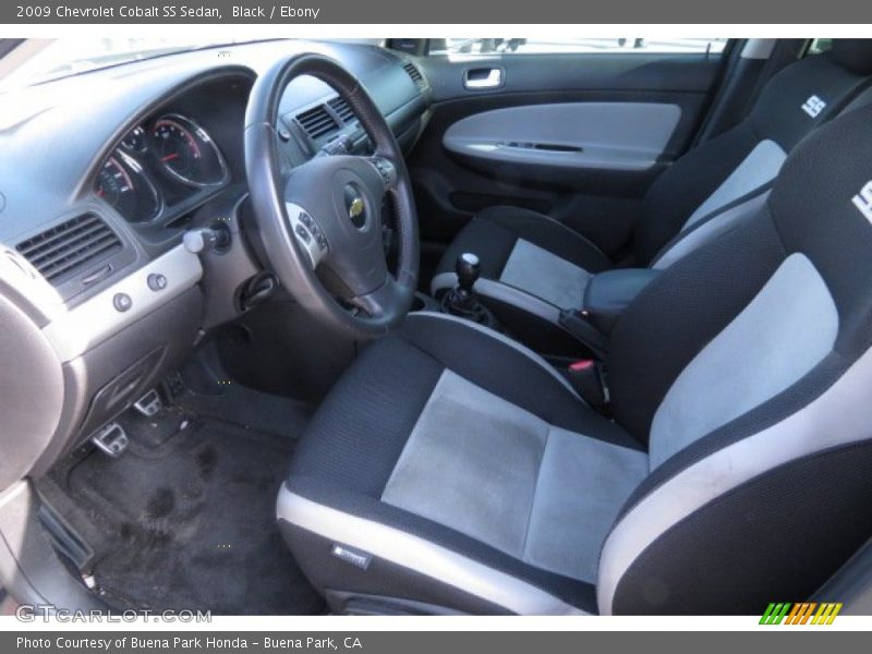  2009 Cobalt SS Sedan Ebony Interior
