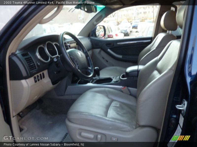 Pacific Blue Metallic / Stone 2003 Toyota 4Runner Limited 4x4