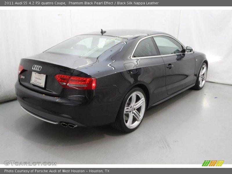 Phantom Black Pearl Effect / Black Silk Nappa Leather 2011 Audi S5 4.2 FSI quattro Coupe