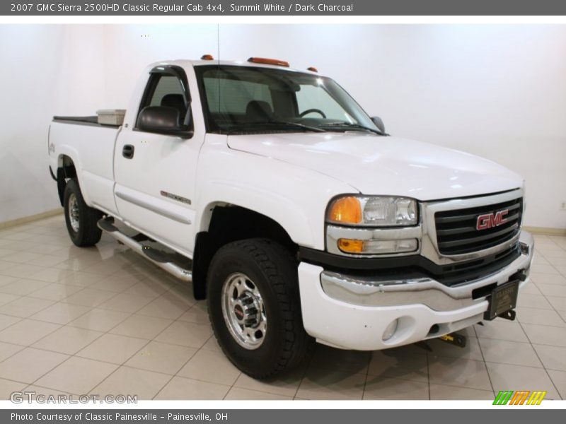 Summit White / Dark Charcoal 2007 GMC Sierra 2500HD Classic Regular Cab 4x4