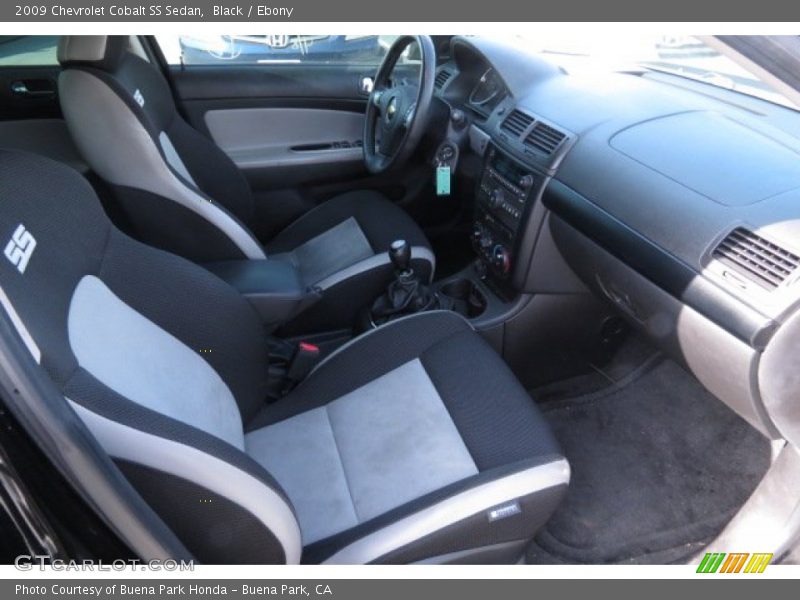  2009 Cobalt SS Sedan Ebony Interior