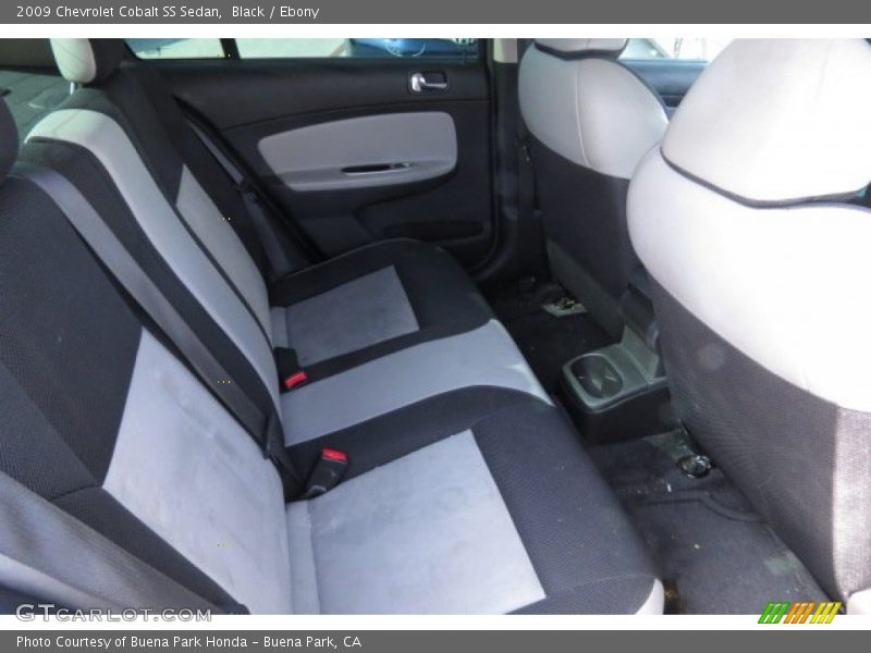 Rear Seat of 2009 Cobalt SS Sedan