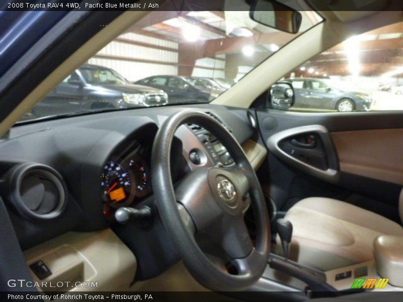 Pacific Blue Metallic / Ash 2008 Toyota RAV4 4WD