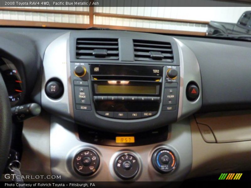 Pacific Blue Metallic / Ash 2008 Toyota RAV4 4WD