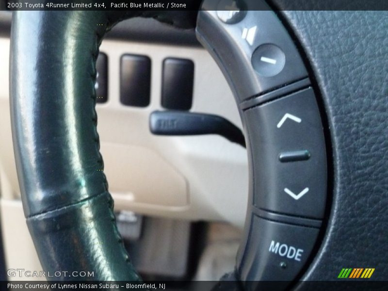 Pacific Blue Metallic / Stone 2003 Toyota 4Runner Limited 4x4