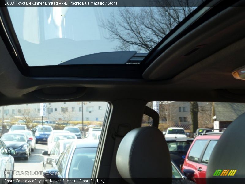 Pacific Blue Metallic / Stone 2003 Toyota 4Runner Limited 4x4