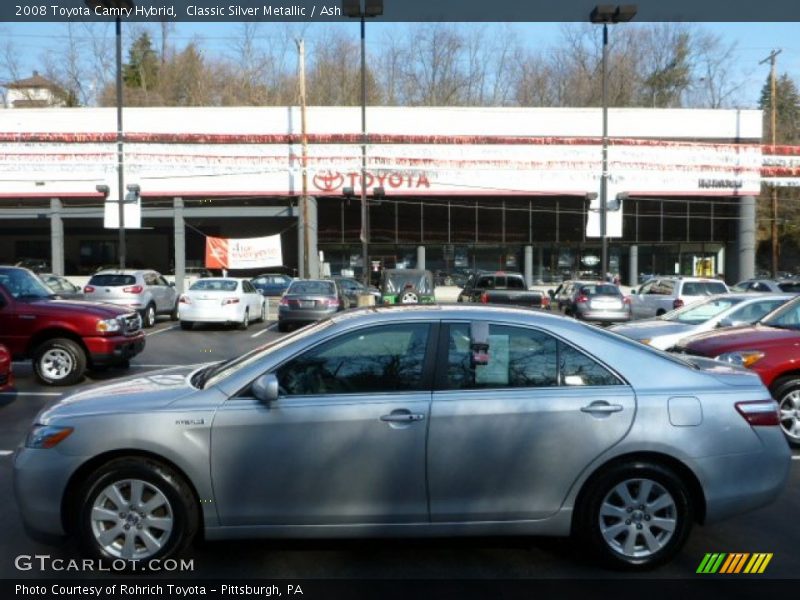 Classic Silver Metallic / Ash 2008 Toyota Camry Hybrid
