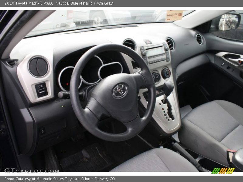 Nautical Blue Metallic / Ash Gray 2010 Toyota Matrix S AWD