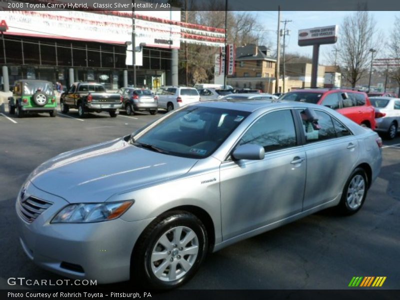 Classic Silver Metallic / Ash 2008 Toyota Camry Hybrid