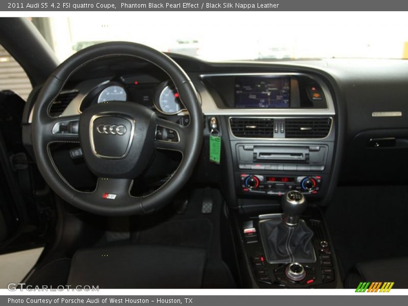 Phantom Black Pearl Effect / Black Silk Nappa Leather 2011 Audi S5 4.2 FSI quattro Coupe