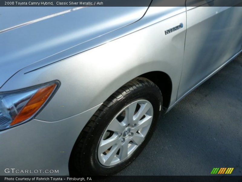 Classic Silver Metallic / Ash 2008 Toyota Camry Hybrid