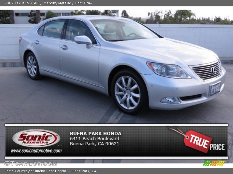 Mercury Metallic / Light Gray 2007 Lexus LS 460 L