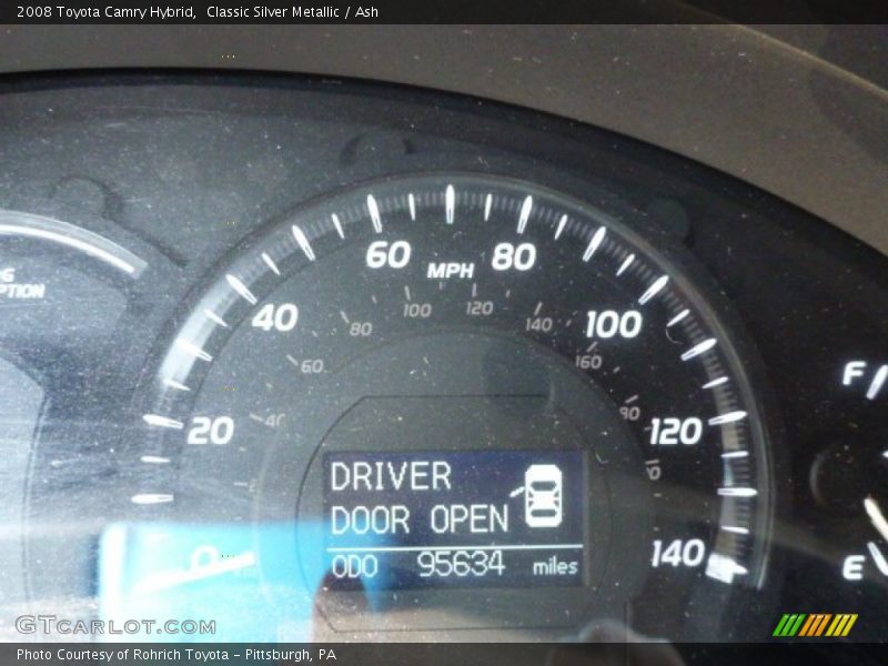 Classic Silver Metallic / Ash 2008 Toyota Camry Hybrid