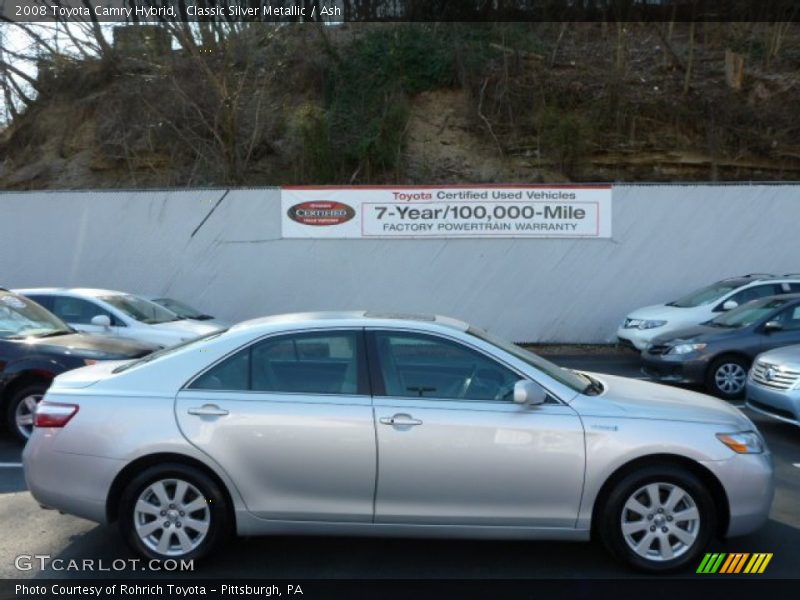 Classic Silver Metallic / Ash 2008 Toyota Camry Hybrid