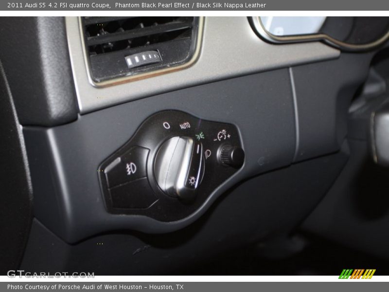 Phantom Black Pearl Effect / Black Silk Nappa Leather 2011 Audi S5 4.2 FSI quattro Coupe